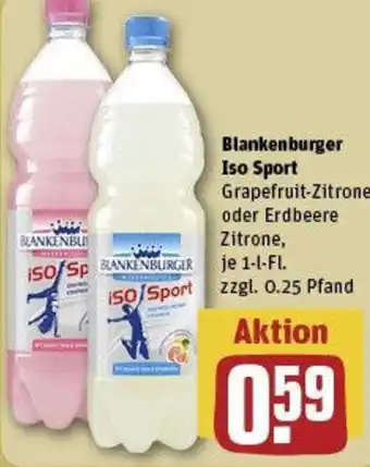 REWE Blankenburger Iso Sport Angebot