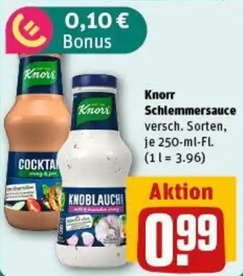 REWE Knorr Schlemmersauce Angebot