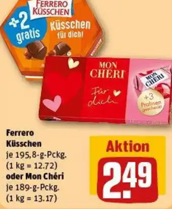 REWE Ferrero Küsschenoder Mon Chéri Angebot