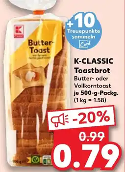 Kaufland K-CLASSIC Toastbrot Angebot