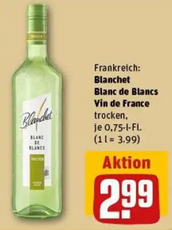 REWE Blanchet Blanc de Blancs Vin de France Angebot