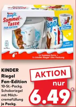 Kaufland KINDER Riegel Fan-Edition Angebot