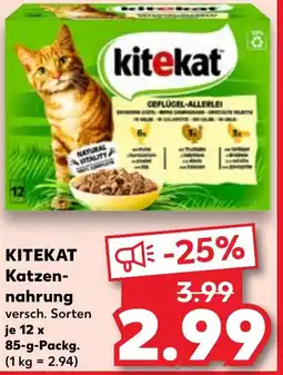 Kaufland KITEKAT Katzen- nahrung Angebot