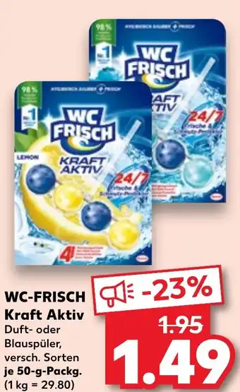 Kaufland WC-FRISCH Kraft Aktiv Duft- oder Blauspüler Angebot