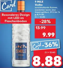 Kaufland 9 MILE Vodka Angebot