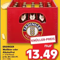 Kaufland ERDINGER Weißbier oder Alkoholfrei Angebot