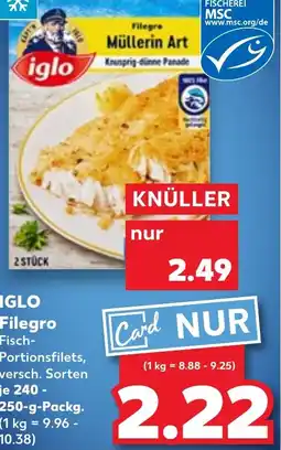 Kaufland IGLO Filegro Angebot