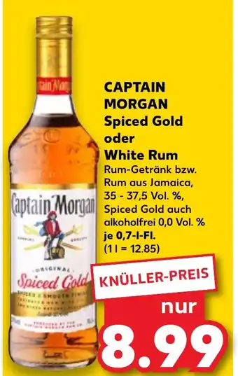 Kaufland CAPTAIN MORGAN Spiced Gold oder White Rum Angebot