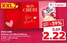 Kaufland MON CHÉRI Pralinen mit Alkoholfüllung Angebot