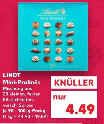 Kaufland LINDT Mini-Pralinés Angebot