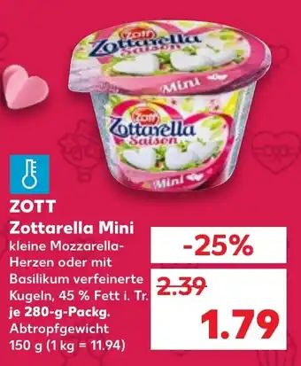 Kaufland ZOTT Zottarella Mini Angebot