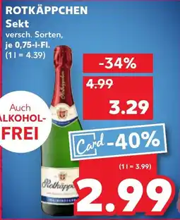 Kaufland ROTKÄPPCHEN Sekt Angebot