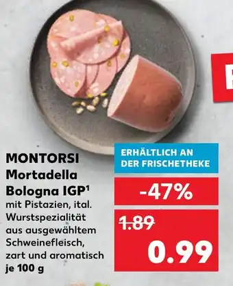 Kaufland MONTORSI Mortadella Bologna IGP Angebot