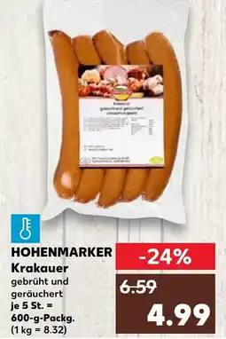 Kaufland HOHENMARKER Krakauer Angebot