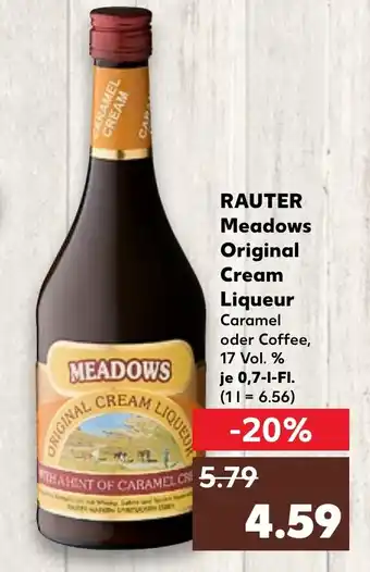 Kaufland RAUTER Meadows Original Cream Liqueur Angebot