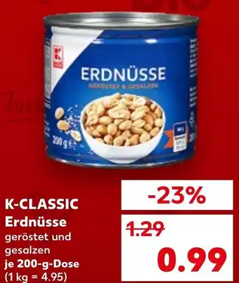 Kaufland K-CLASSIC Erdnüsse Angebot