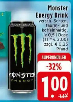 Edeka Monster Energy Drink Angebot