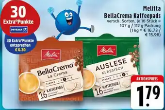 Edeka Melitta BellaCrema Kaffeepads Angebot