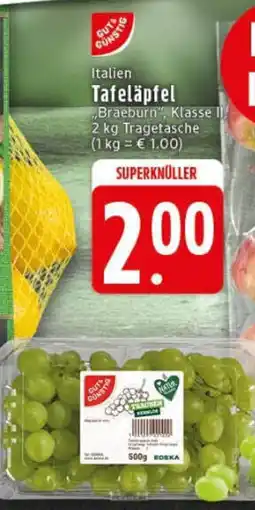 Edeka GUT & GUNSTIG Tafeläpfel Angebot