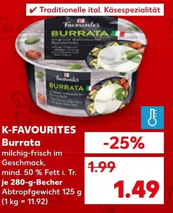 Kaufland K-FAVOURITES Burrata Angebot