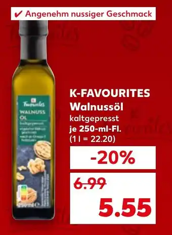 Kaufland K-FAVOURITES Walnussöl Angebot