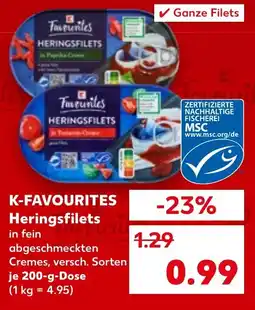 Kaufland K-FAVOURITES Heringsfilets Angebot