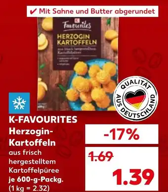 Kaufland K-FAVOURITES Herzogin- Kartoffeln Angebot