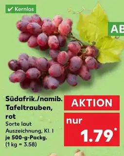 Kaufland Südafrik./namib. Tafeltrauben, rot Angebot