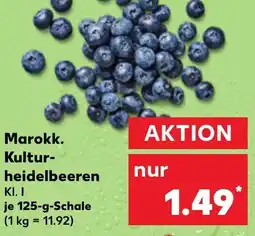 Kaufland Marokk. Kultur- heidelbeeren Angebot