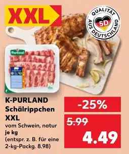 Kaufland K-PURLAND Schälrippchen XXL Angebot