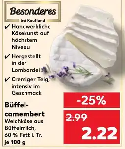 Kaufland Büffel- camembert Angebot