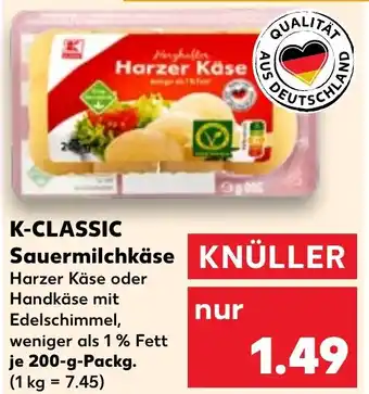 Kaufland K-CLASSIC Sauermilchkäse Angebot