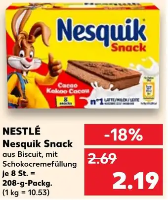 Kaufland NESTLÉ Nesquik Snack Angebot