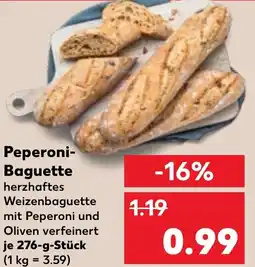 Kaufland Peperoni- Baguette Angebot