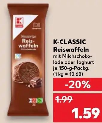 Kaufland K-CLASSIC Reiswaffeln Angebot