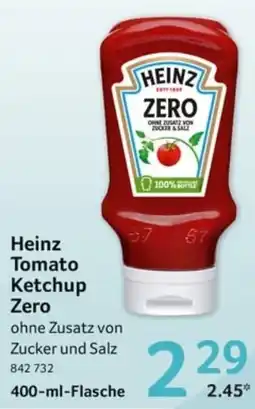 Selgros Heinz Tomato Ketchup Zero Angebot