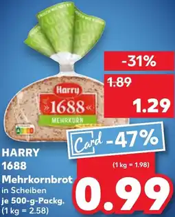 Kaufland HARRY 1688 Mehrkornbrot Angebot