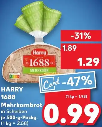 Kaufland HARRY 1688 Mehrkornbrot Angebot