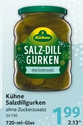 Selgros Kühne Salzdillgurken Angebot