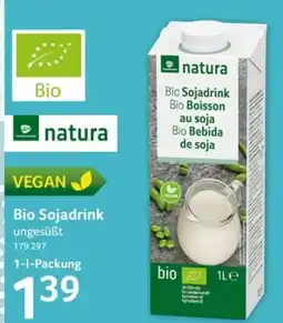 Selgros natura Bio Sojadrink Angebot