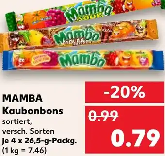 Kaufland MAMBA Kaubonbons Angebot