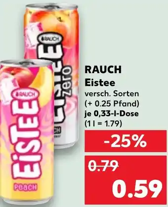 Kaufland RAUCH Eistee Angebot