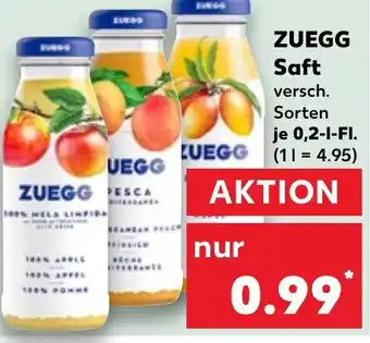 Kaufland ZUEGG Saft Angebot