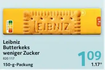 Selgros Leibniz Butterkeks weniger Zucker Angebot