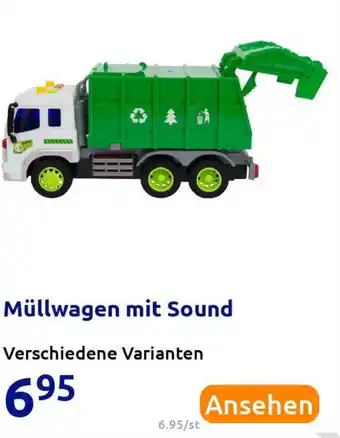 Action Müllwagen mit Sound Angebot