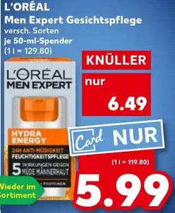 Kaufland L'ORÉAL Men Expert Gesichtspflege Angebot