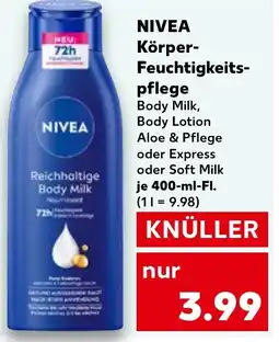 Kaufland NIVEA Körper- Feuchtigkeits- pflege Angebot