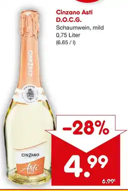 Netto Getränke Discount Cinzano Asti D.O.C.G. Angebot