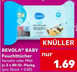 Kaufland BEVOLA BABY Feuchttücher Angebot