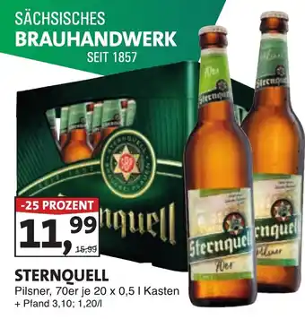 Lösch Depot STERNQUELL Pilsner, 70er Angebot